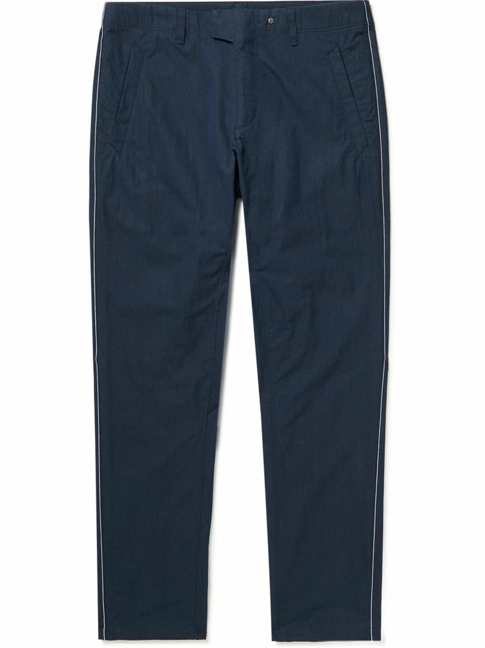 Rag & Bone - Otis Flyweight Slim-Fit Tapered Cotton-Blend Trousers - Blue